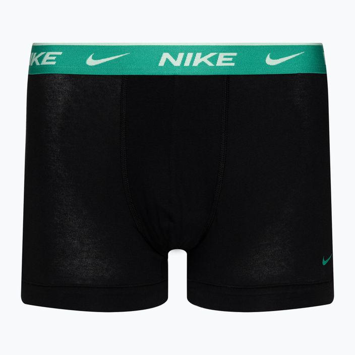 Чоловічі труси-боксери Nike Everyday Cotton Stretch Trunk 3 пари сині/бірюзові/рожеві 2