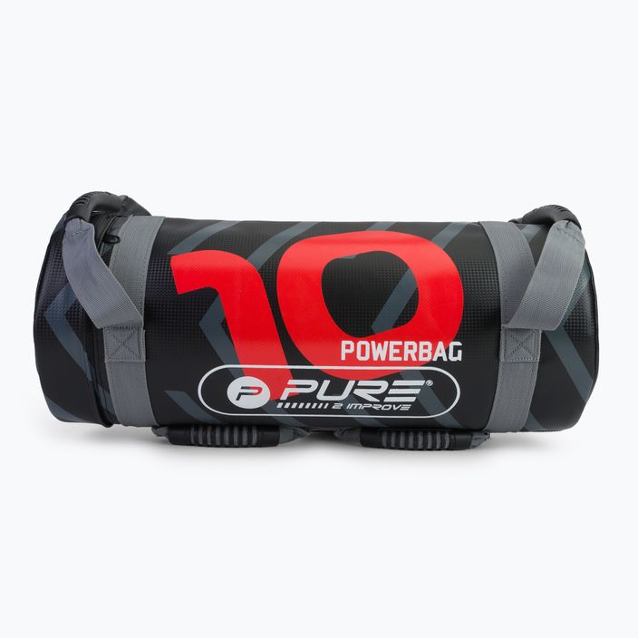 Мішок тренувальний 10 кг Pure2Improve Power Bag червоно-чорний P2I201720 2