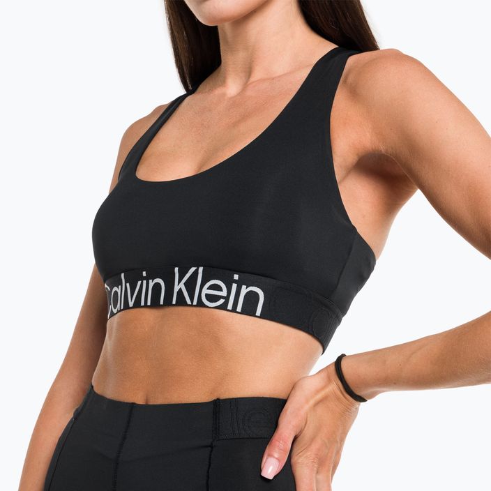 Бюстгальтер спортивний Calvin Klein Medium Support BAE black beauty 4