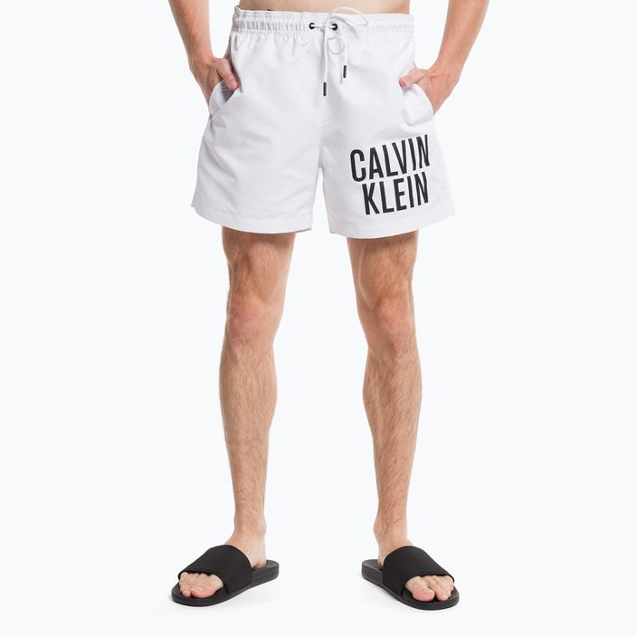 Шорти для плавання чоловічі Calvin Klein Medium Drawstring white 5