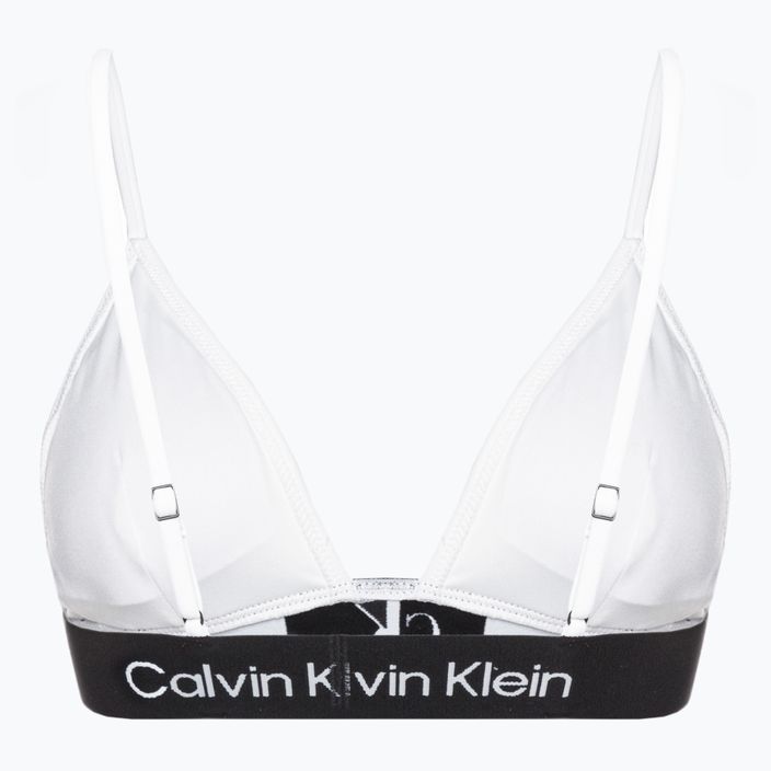Купальник суцільний жіночий Calvin Klein Triangle-Rp white 2