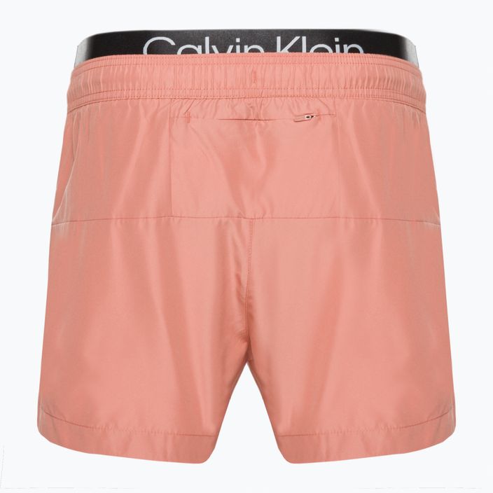 Шорти для плавання чоловічі Calvin Klein Short Double Wb pink 2