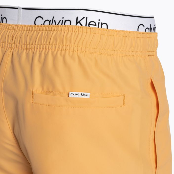 Шорти для плавання чоловічі Calvin Klein Medium Double WB buff orange 5