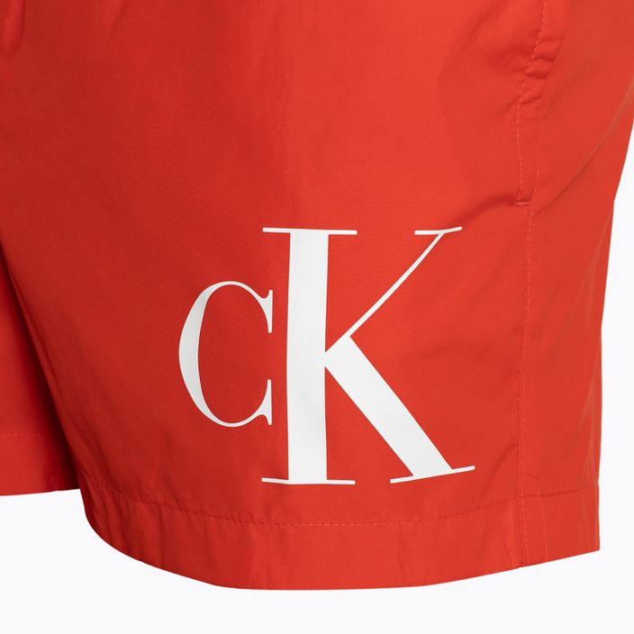 Шорти для плавання чоловічі Calvin Klein Short Drawstring hot heat 3