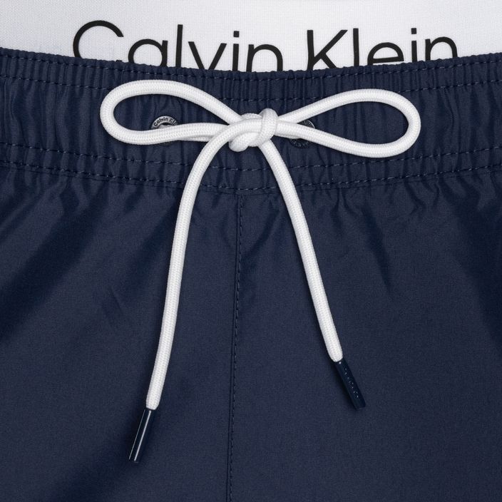 Шорти для плавання чоловічі Calvin Klein Medium Double WB signature navy 3