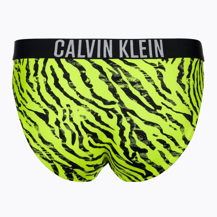 Плавки Calvin Klein Bikini Print zebra citrust burst 2