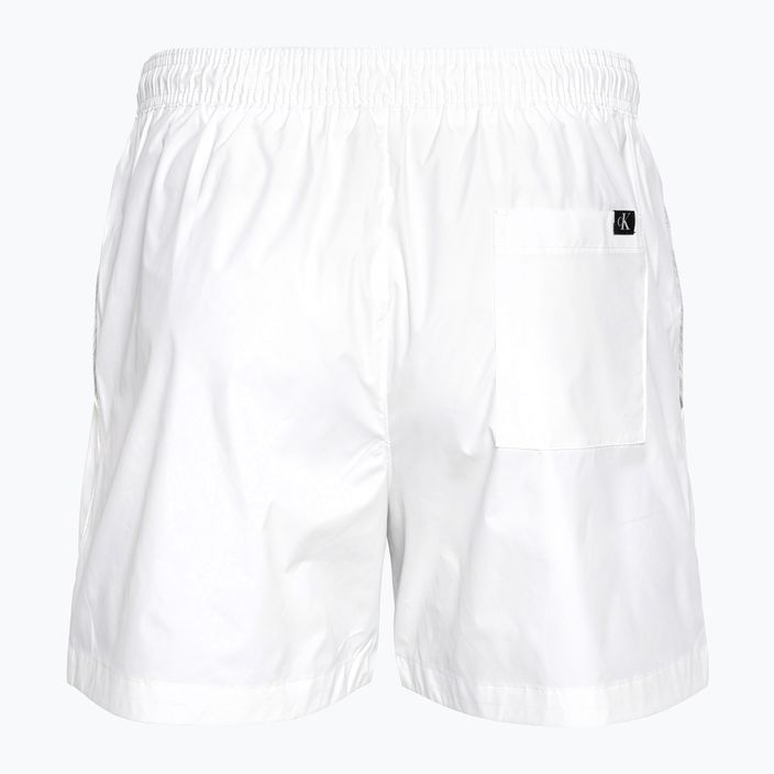 Шорти для плавання чоловічі Calvin Klein Medium Drawstring classic white 2