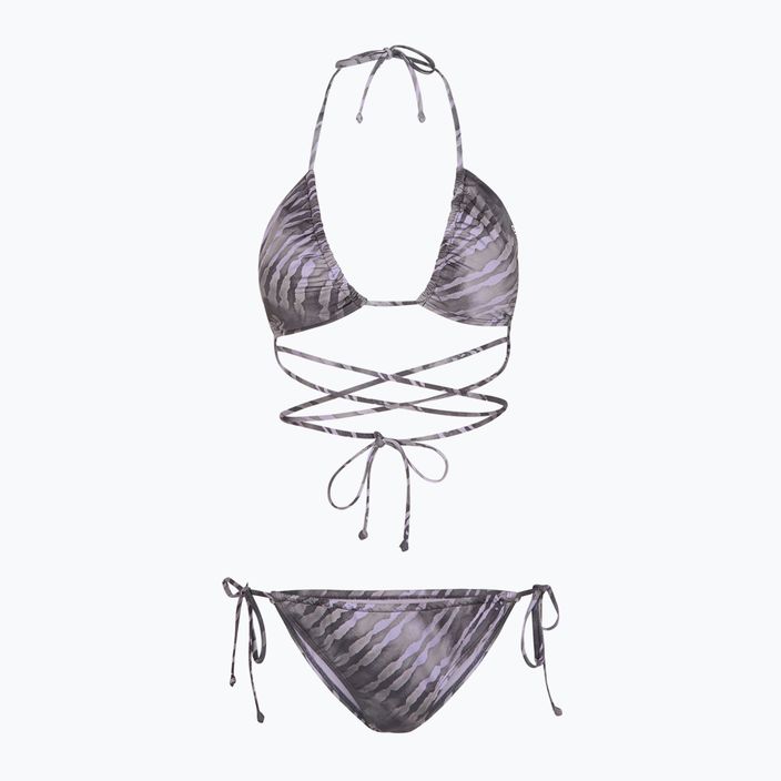 Жіночий роздільний купальник O'Neill Kat Becca Wow Bikini сірий барвник краватка