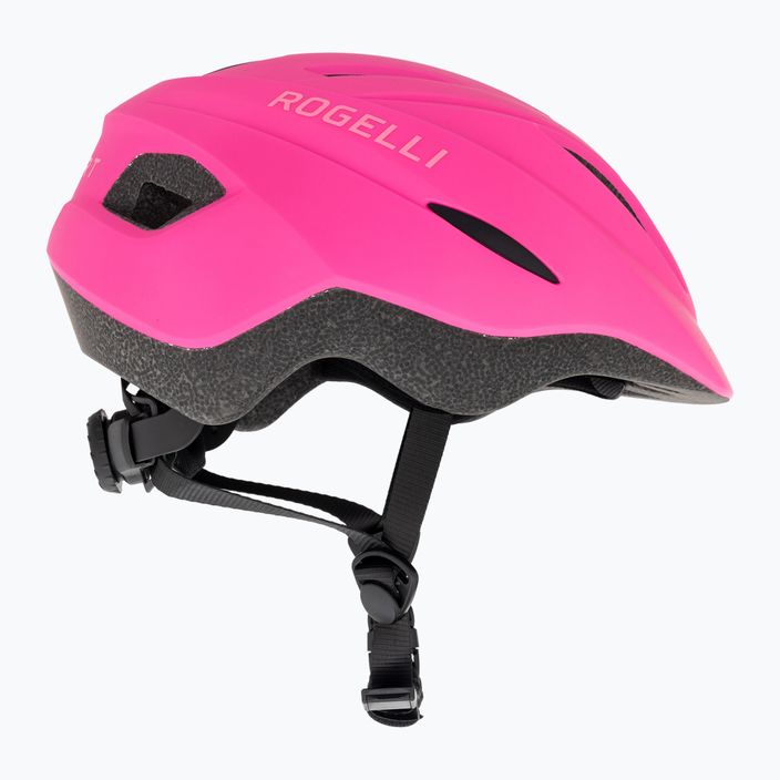 Дитячий велосипедний шолом Rogelli Start рожевий/чорний 4