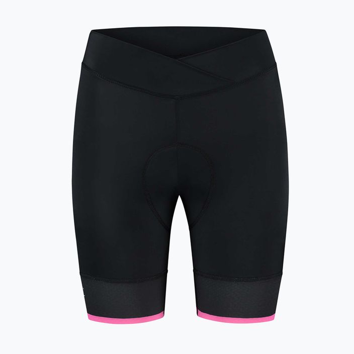 Жіночі велосипедні шорти Rogelli Select II чорні/рожеві 3