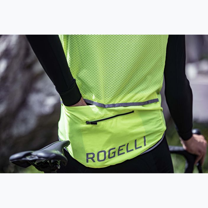 Чоловіча велосипедна жилетка Rogelli Core фтор 12