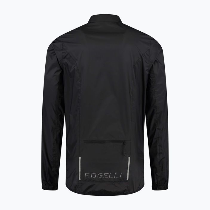 Чоловіча велосипедна куртка Rogelli Core чорна 5