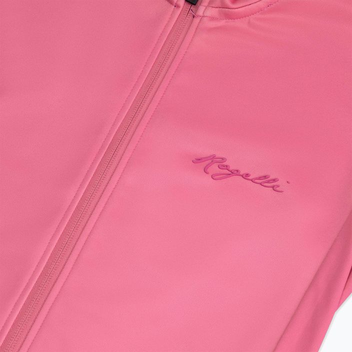 Жіночий велосипедний лонгслів Rogelli Core рожевий 5