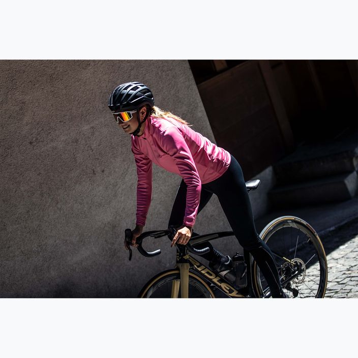Жіночий велосипедний лонгслів Rogelli Core рожевий 9