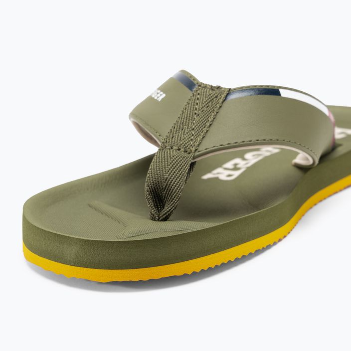 Чоловічі шльопанці Tommy Hilfiger Comfort Beach Sandal військові зелені шльопанці 7