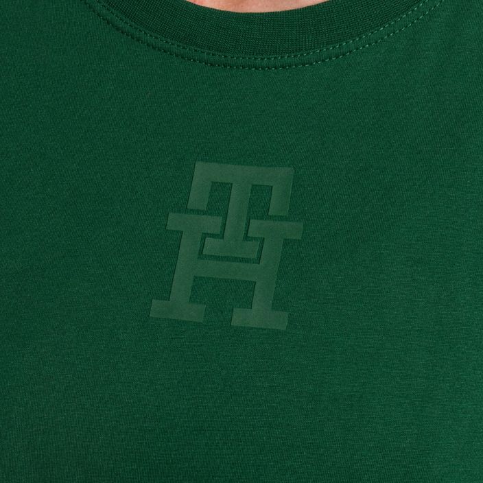 Футболка для тренувань жіноча Tommy Hilfiger Regular Th Monogram green 4