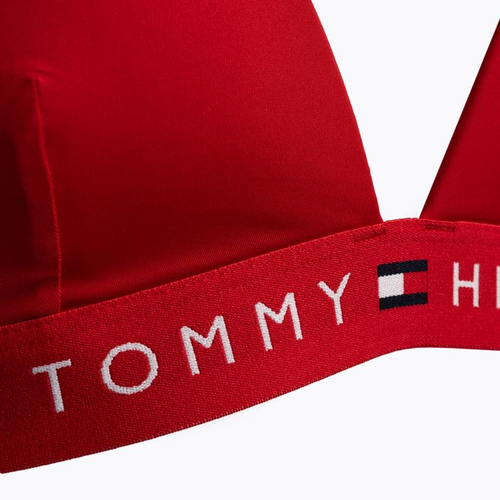 Купальник суцільний жіночий Tommy Hilfiger Triangle Fixed Foam red 3