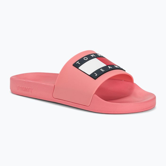 Шльопанці жіночі Tommy Jeans Flag Pool Slide Ess tickled pink