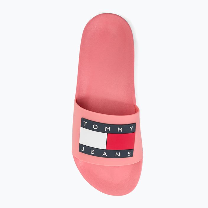 Шльопанці жіночі Tommy Jeans Flag Pool Slide Ess tickled pink 6