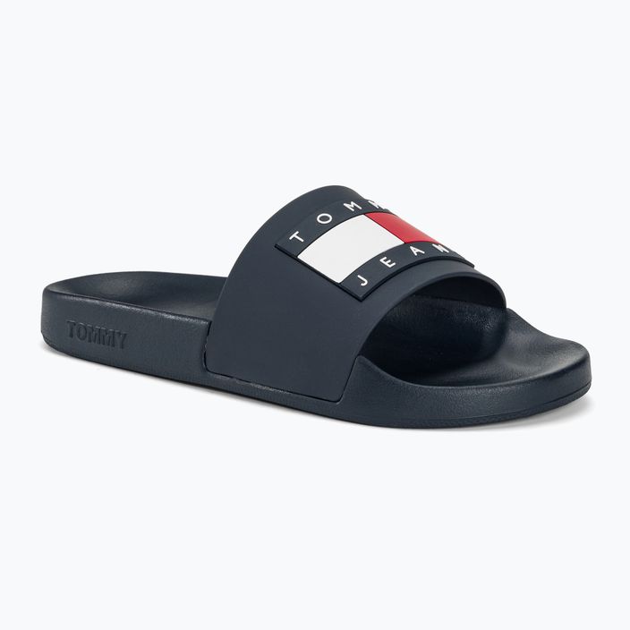 Шльопанці жіночі Tommy Jeans Flag Pool Slide Ess dark night navy