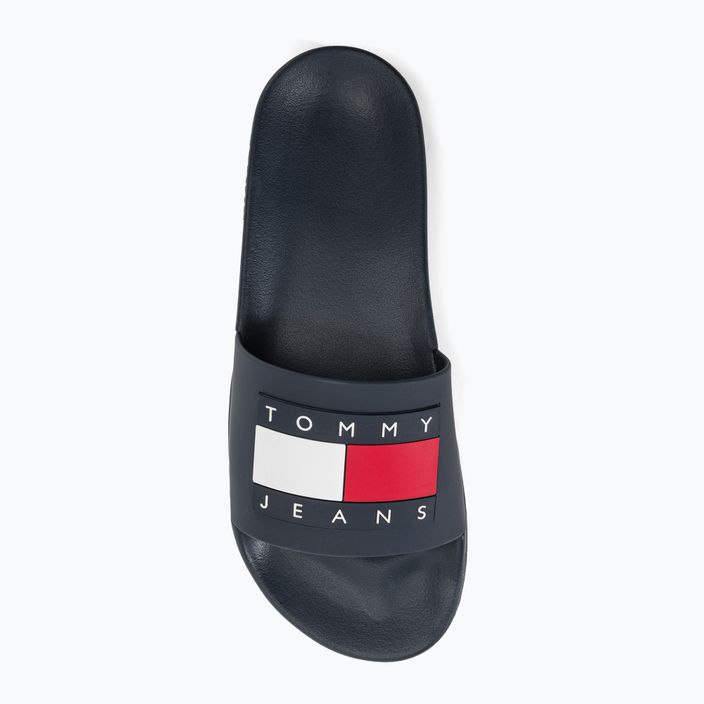 Шльопанці жіночі Tommy Jeans Flag Pool Slide Ess dark night navy 6