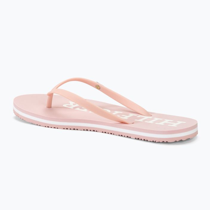 Жіночі шльопанці Tommy Hilfiger ремінний пляжний сандалі химерний рожевий 3