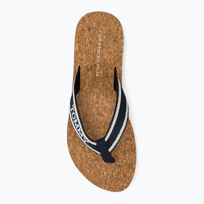 В'єтнамки жіночі Tommy Hilfiger Cork Beach Sandal space blue 6