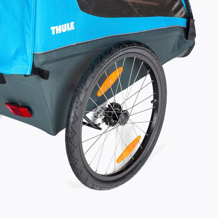 Причіп велосипедний двомісний  Thule Coaster XT Bike Trailer+Stroll синій 10101806 5