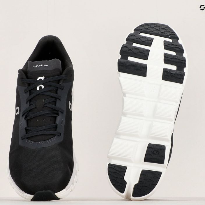Чоловічі кросівки On Cloudflow 4 чорні/білі 15