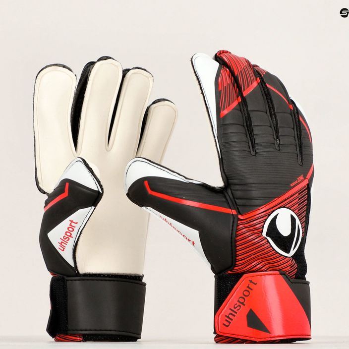 Воротарські рукавиці Uhlsport Powerline Starter Soft чорні/червоні/білі 4