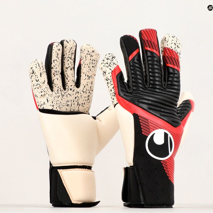 Воротарські рукавиці Uhlsport Powerline Supergrip+ Flex чорні/червоні/білі 4