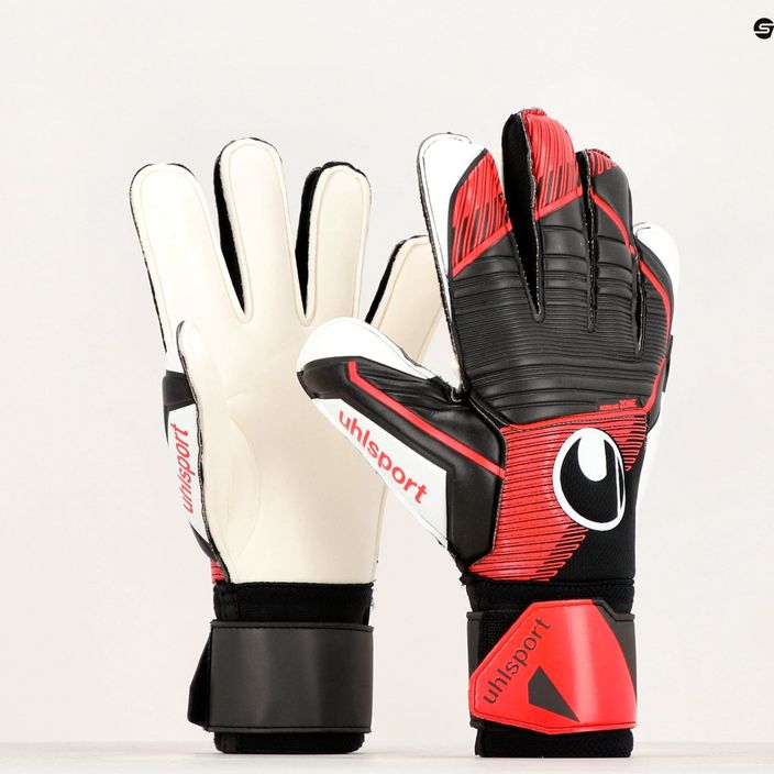 Воротарські рукавиці Uhlsport Powerline Soft Pro чорні/червоні/білі 4