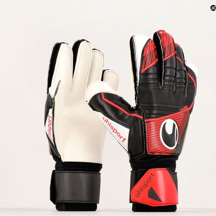 Воротарські рукавиці Uhlsport Powerline Soft Flex Frame чорні/червоні/білі 4