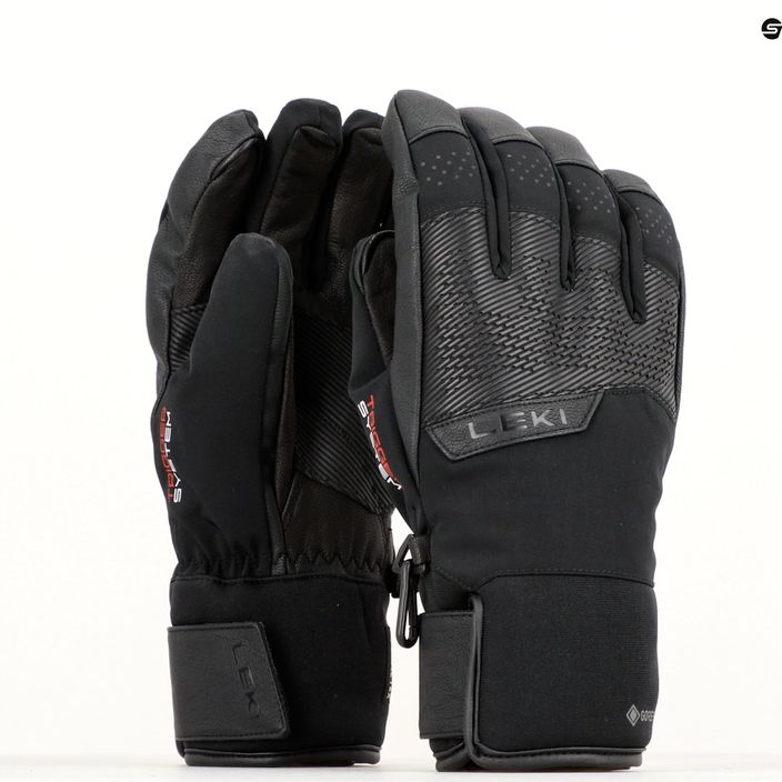 Чоловічі лижні рукавиці LEKI Performance 3D GTX чорні 8