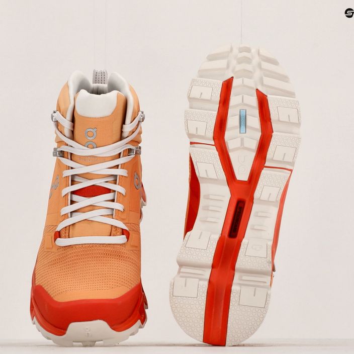 Трекінгові черевики жіночі On Running Cloudrock 2 Waterproof copper/flare 13