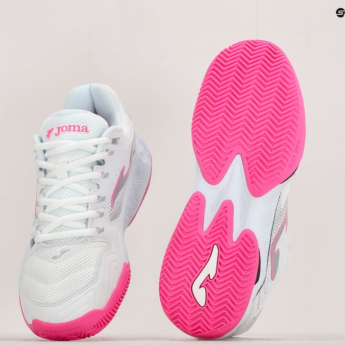 Жіночі тенісні туфлі Joma Master 1000 Lady білі/фуксія 10