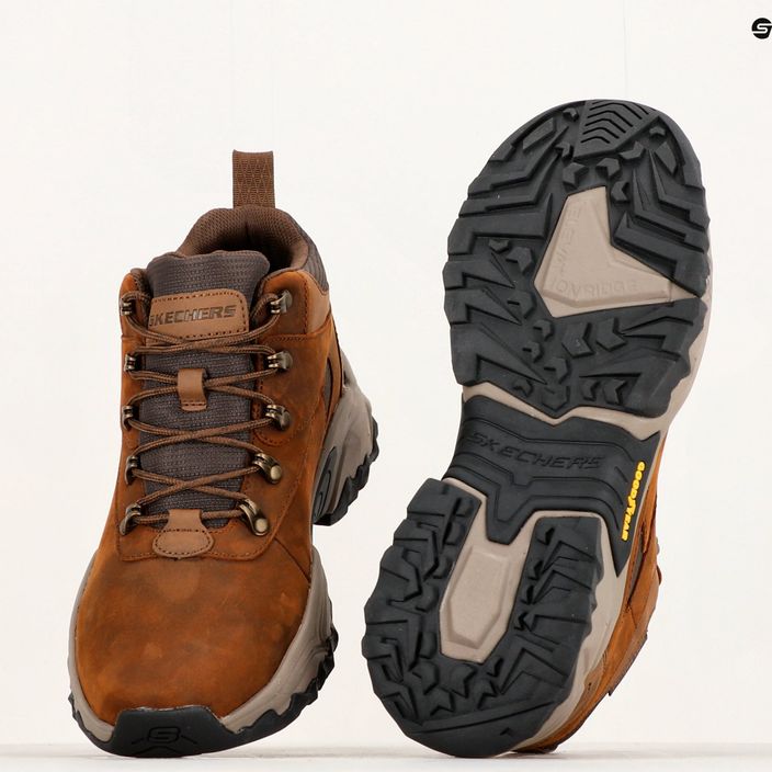 Взуття трекінгове чоловіче SKECHERS Terraform Renfrom dark brown 14
