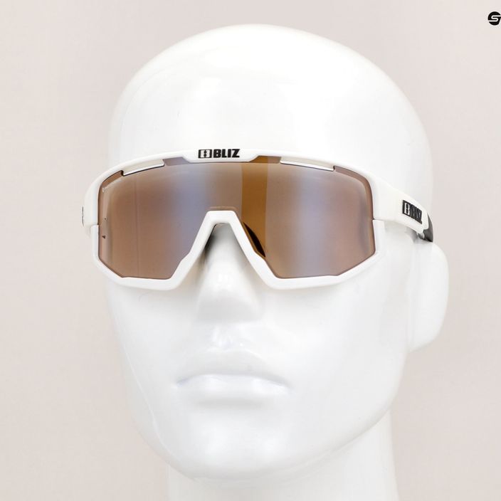 Велосипедні окуляри Bliz Fusion Nano Optics Photochromic S1-S3 матові білі/коричневі 10
