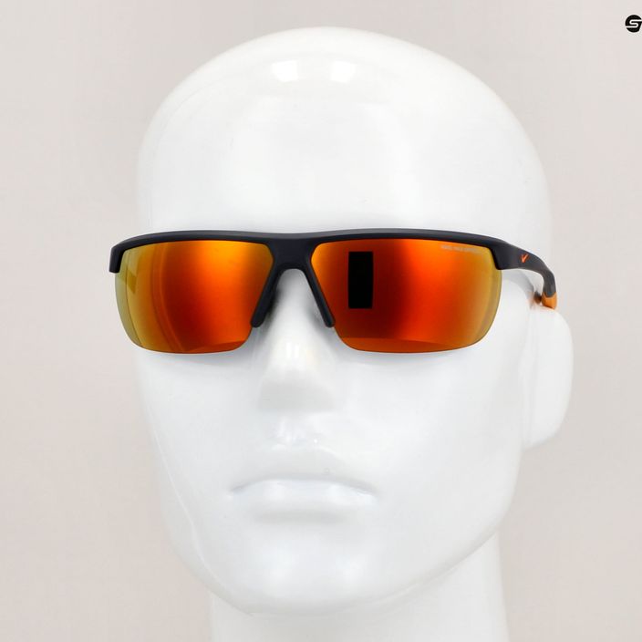 Солнцезахисні окуляри Nike Tempest matte gridiron/total orange brown w/orange 8