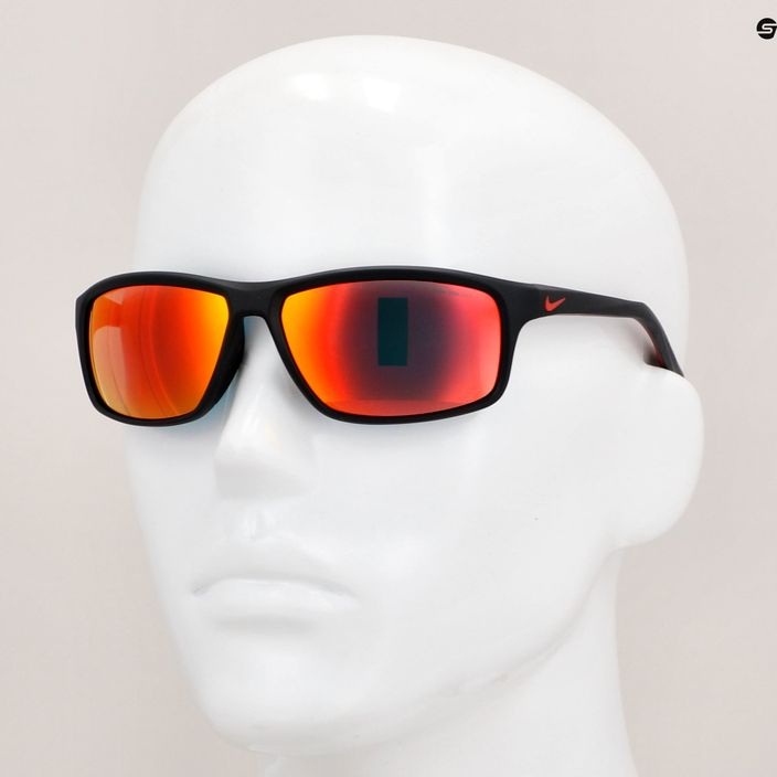 Солнцезахисні окуляри Nike Adrenaline 22 M matte black/university red/grey w/red lens 12