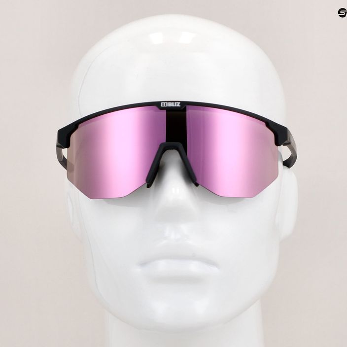 Велосипедні окуляри Bliz Hero S3 матові чорні/коричнево-рожеві 10