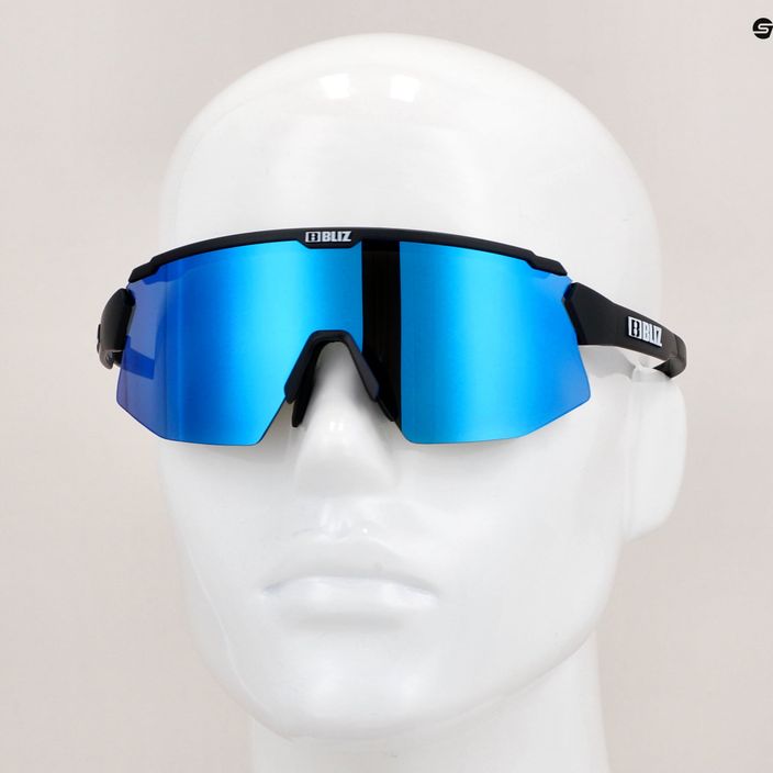 Велосипедні окуляри Bliz Breeze S3+S0 матові чорні/коричнево-сині мульти/прозорі 10