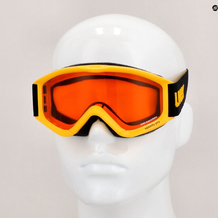Дитячі гірськолижні окуляри UVEX Speedy Pro жовті/лазерголд 6