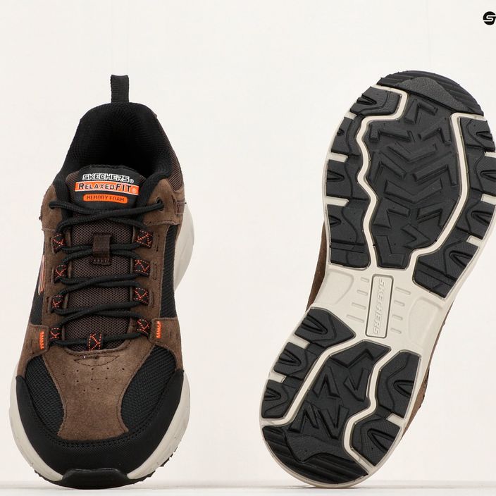 Чоловічі трекінгові черевики SKECHERS Oak Canyon шоколадно-чорні 14