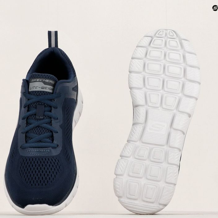 Чоловічі тренувальні кросівки SKECHERS Track Broader темно-синього кольору 14