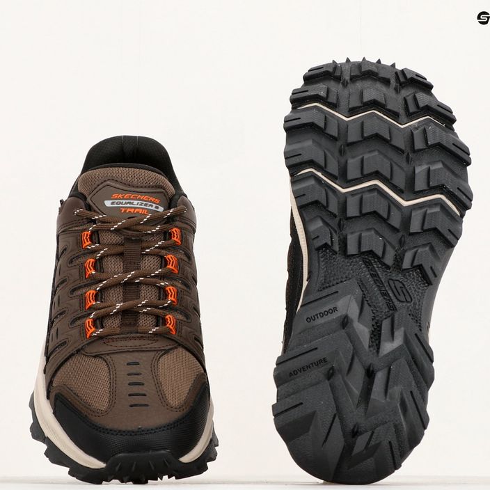 Чоловічі трекінгові кросівки SKECHERS Equalizer 5.0 Trail Solix коричнево-помаранчеві 14