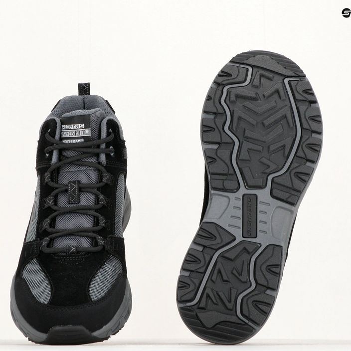 Чоловічі трекінгові черевики SKECHERS Oak Canyon Ironhide black/charcoal 14