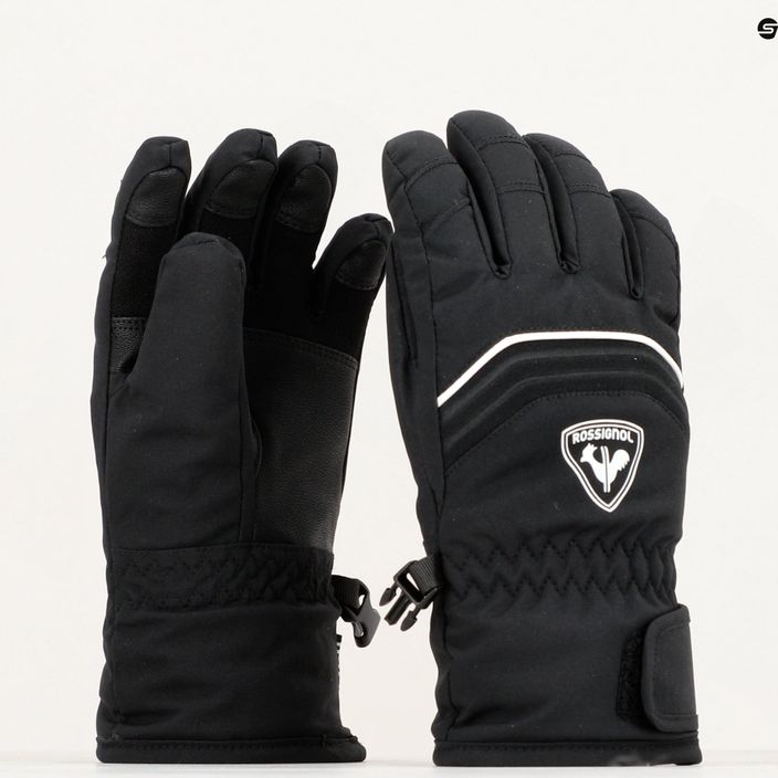Дитячі гірськолижні рукавиці Rossignol Jr Tech Impr G чорні 3