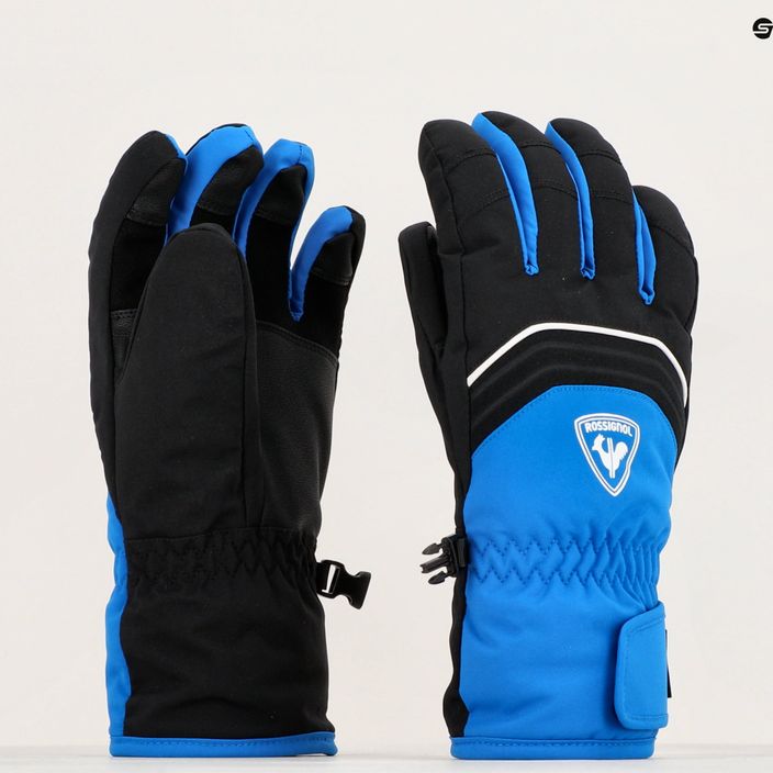 Дитячі гірськолижні рукавиці Rossignol Jr Tech Impr G лазурно-сині 3