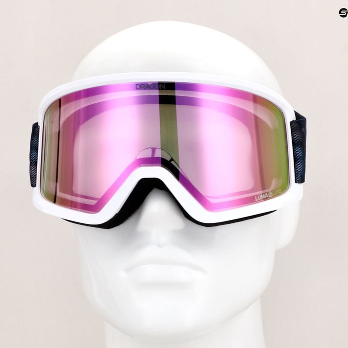 Гірськолижні окуляри DRAGON DX3 OTG риф/люмаленові рожеві іонні 11